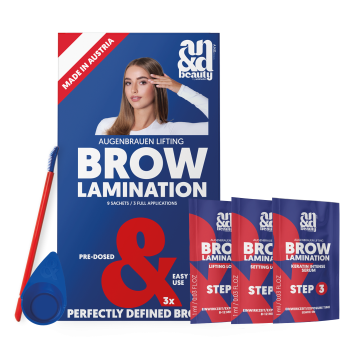 Brow Lamination Kit - perfekt definierte Brows - ganz ohne Salon | A.N.D. Beauty