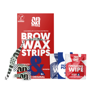Brow Wax Strips – Precise. Easy. Wow-Brows. | A.N.D. Beauty