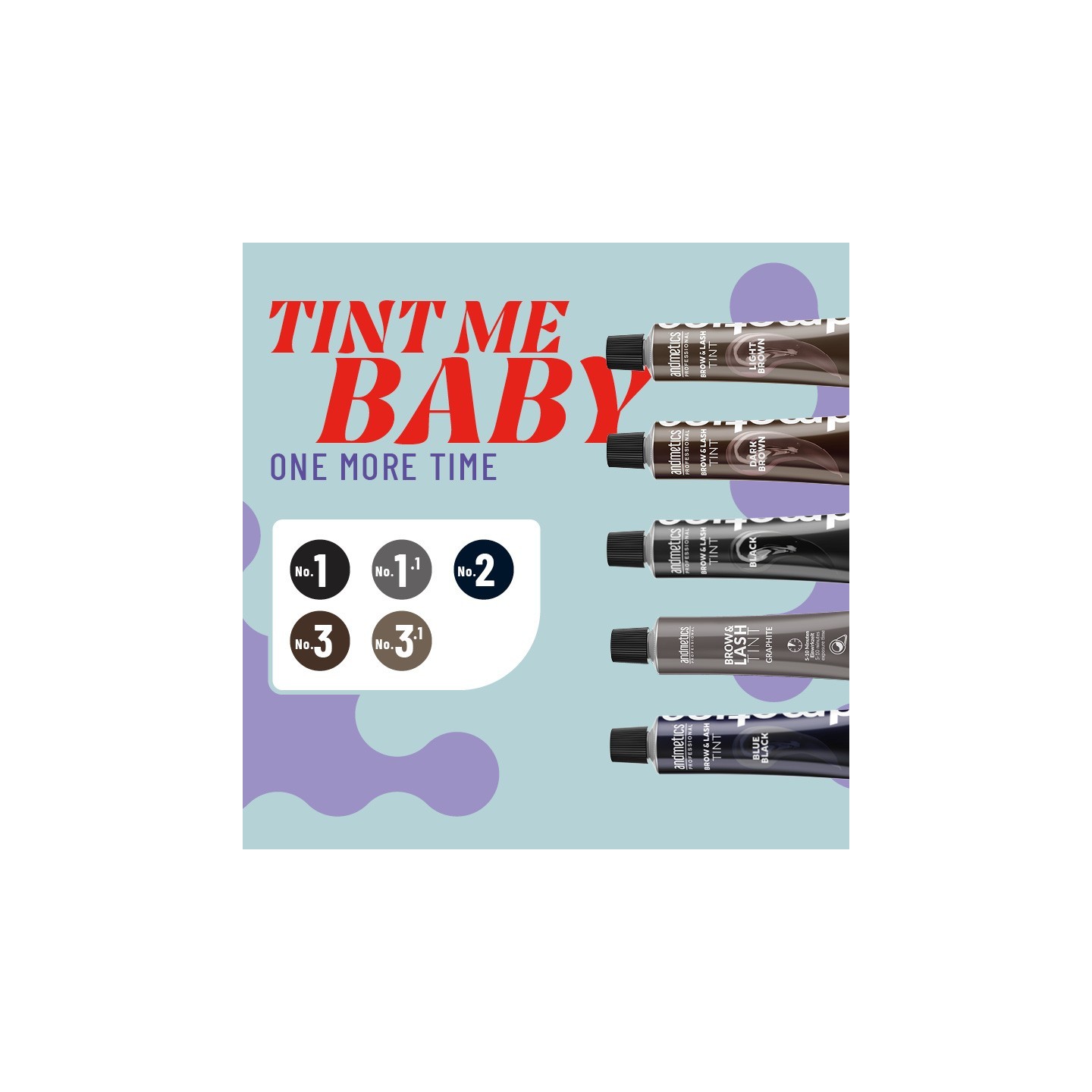 andmetics pro tinting starter set